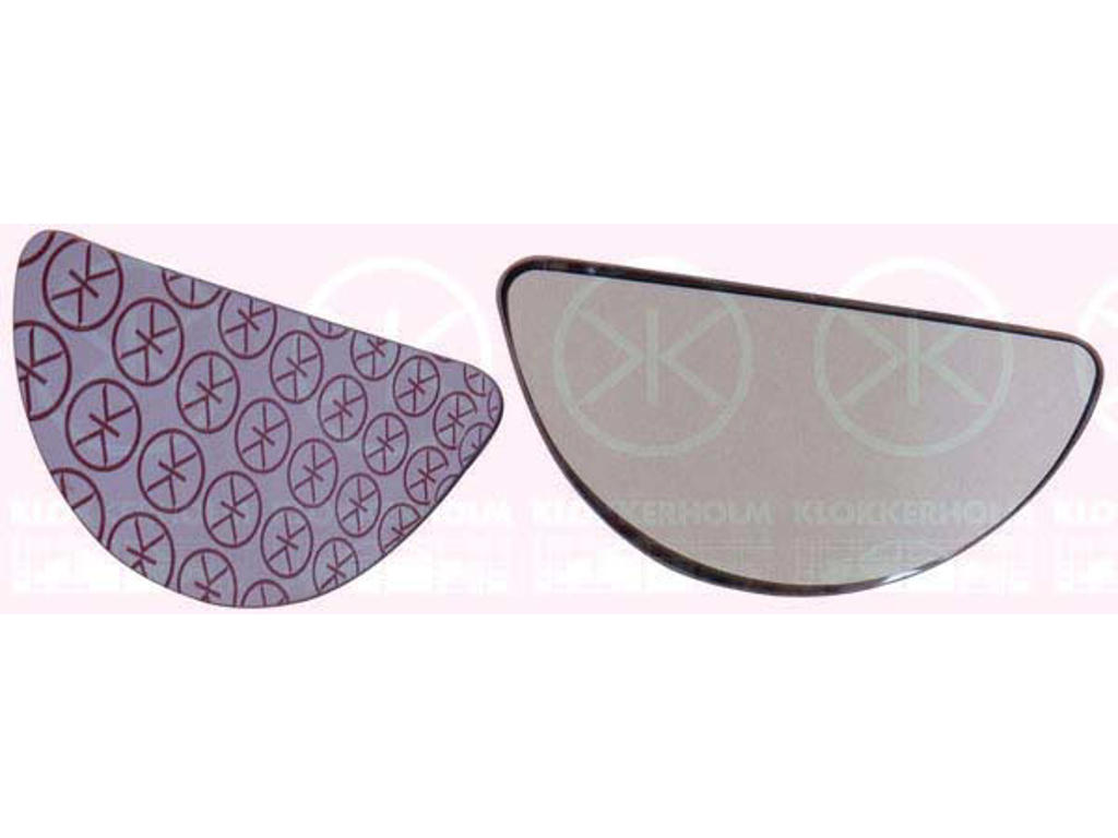 Mirror Glass, exterior mirror, Convex, Right, Lower Section
