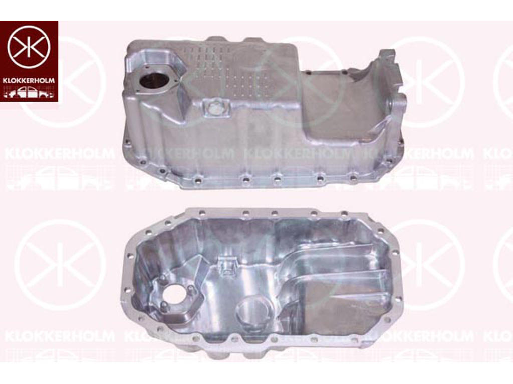 Oil Sump, Aluminium, with bore for oil-level sensor