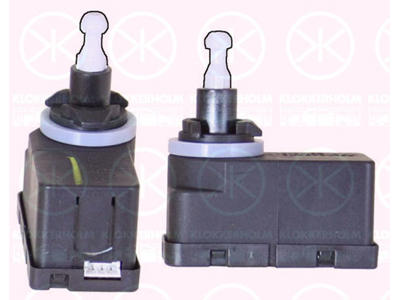 Actuator, headlight levelling, for vehicles without xenon light, Valeo type, Electric