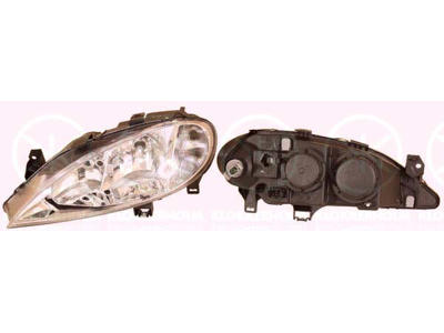 Headlight, H7/H1, for vehicles with headlight levelling, Left, Illuminance [lx]: 20