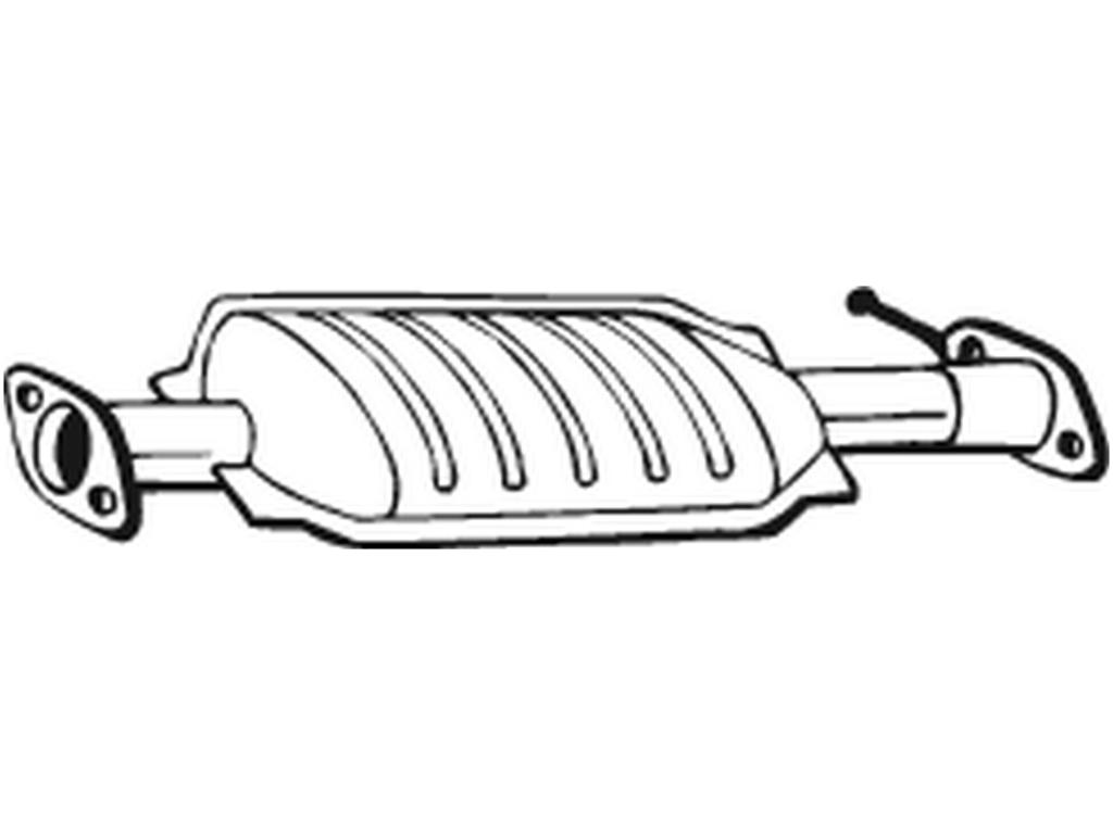 Catalytic Converter, with mounting parts, Emission Standard: Euro 1, Emission Standard: Euro 2