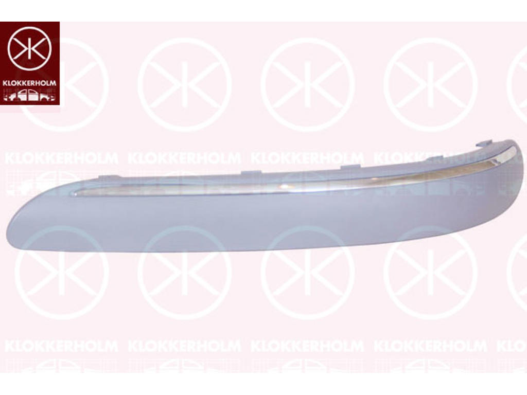 Trim/Protection Strip, bumper, w/primer, Left Front