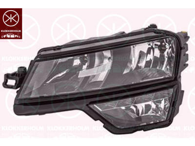 Headlight, Left, H7/H1, H8, PWY24W, W5W, with front fog light, with daytime running light (LED), with motor for headlamp levelling