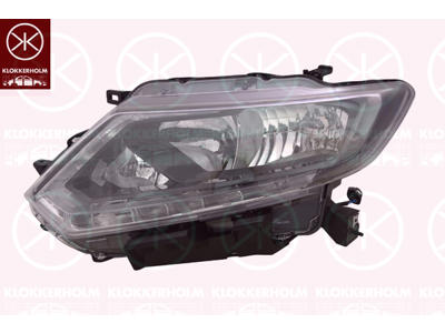 Huvudstrålkastare, Höger, Koito-type, H9, H11, med varselljus (LED), med stäämotor för lysviddsreglering