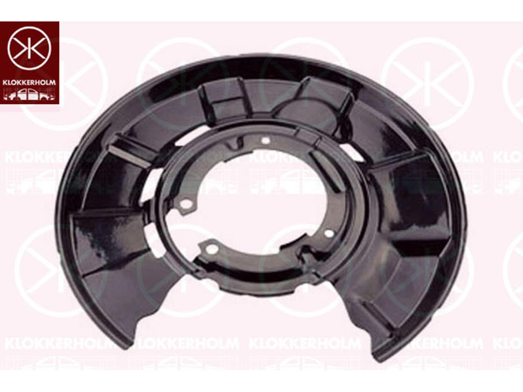 Bromssköld, Bakaxel höger, för bromsskivediameter [mm]: 300, Diameter 1/diameter 2 [mm]: 330/105, förzinkad