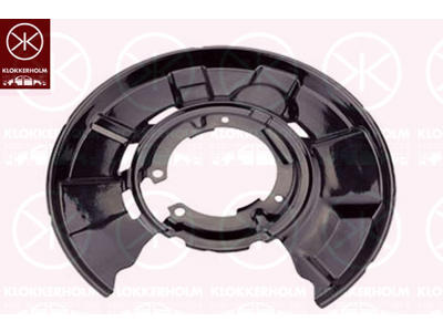 Bromssköld, Bakaxel höger, för bromsskivediameter [mm]: 300, Diameter 1/diameter 2 [mm]: 330/105, förzinkad