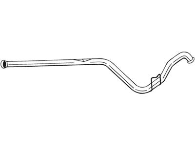 Exhaust Pipe, See accessories list for additionally required parts:  