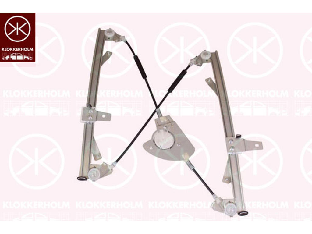 Window Regulator, 4-dr, OE-type, without electric motor, Electric, Right Front