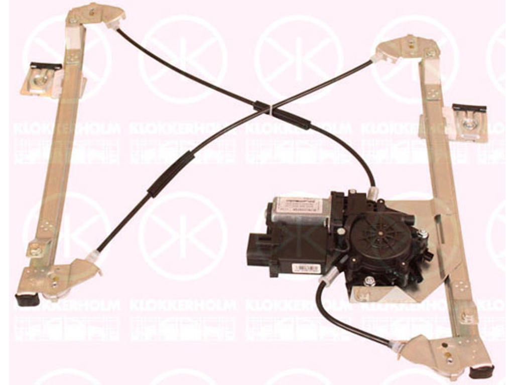 Window Regulator, 2-dr, Right, with comfort function, with electric motor, Number of pins: 8, Electric