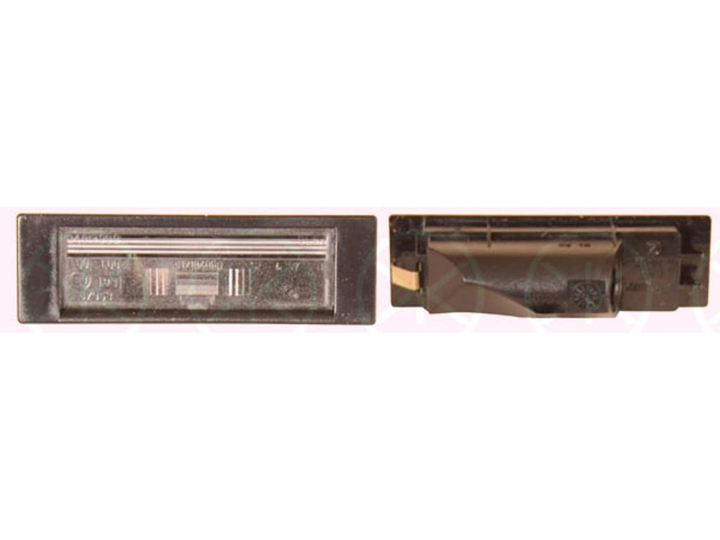 Licence Plate Light, without bulb holder