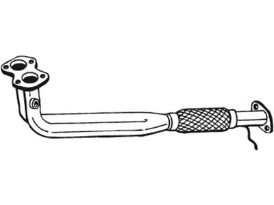 Exhaust Pipe, See accessories list for additionally required parts:  