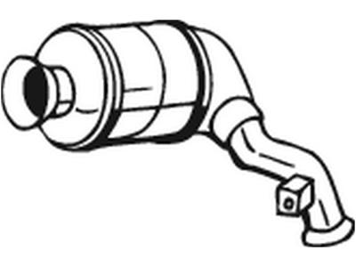 Catalytic Converter, with mounting parts, Emission Standard: Euro 3, Euro 4