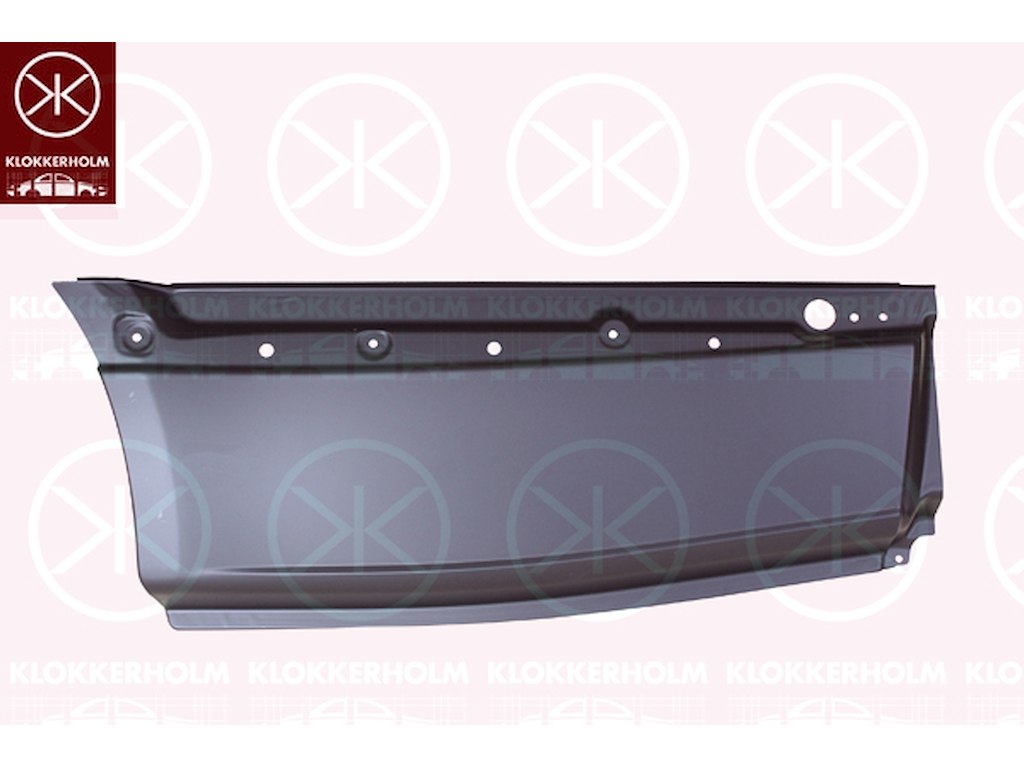 Quarter Panel, Right Rear, Axle Distance [mm]: 4325, Side Panel, Repair Panel, Length [cm]: 109, with single tyres