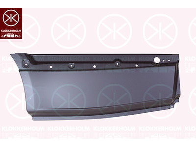 Zijwand, Links achter, Asafstand [mm]: 4325, Zijplaat, Reparatiepaneel, Lengte [cm]: 109, Met enkele banden