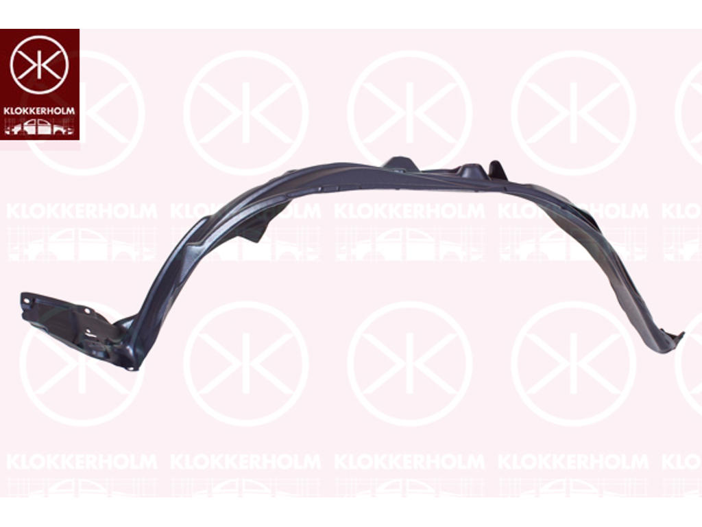 Liner, wheelhouse, Plastic, Left Front