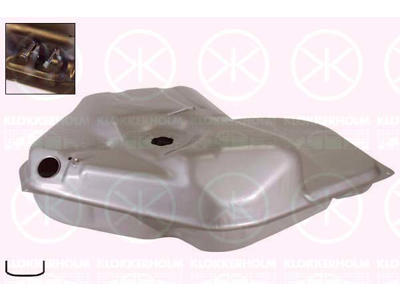 Fuel Tank, inj, 70L, with gaskets/seals