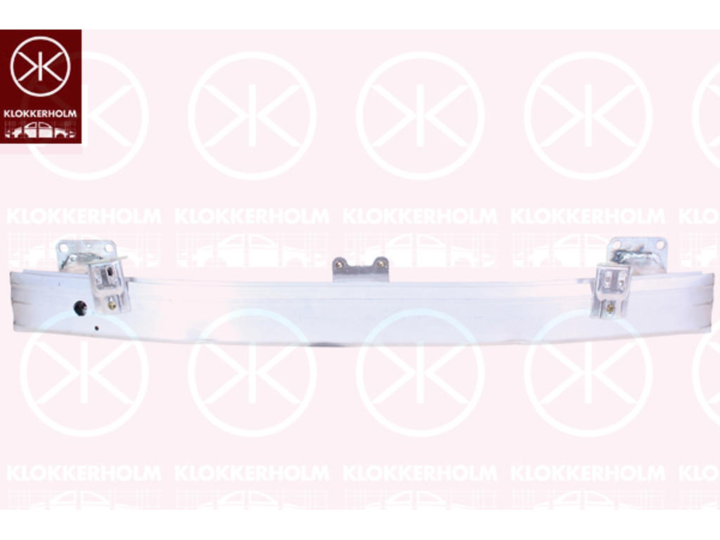 Stöd, stötfångare, aluminium, Fram