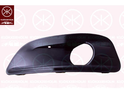 Ventilation Grille, bumper, Right Front, with hole(s) for fog lights