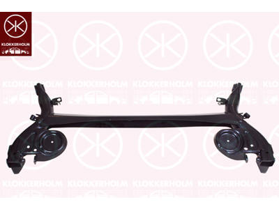 Axle Beam, with bush, Rear Axle, for vehicles with standard suspension, Full Body Section
