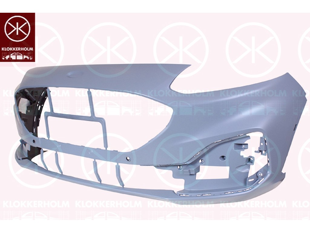 Bumper, w/primer, Front, with hole(s) for park distance control