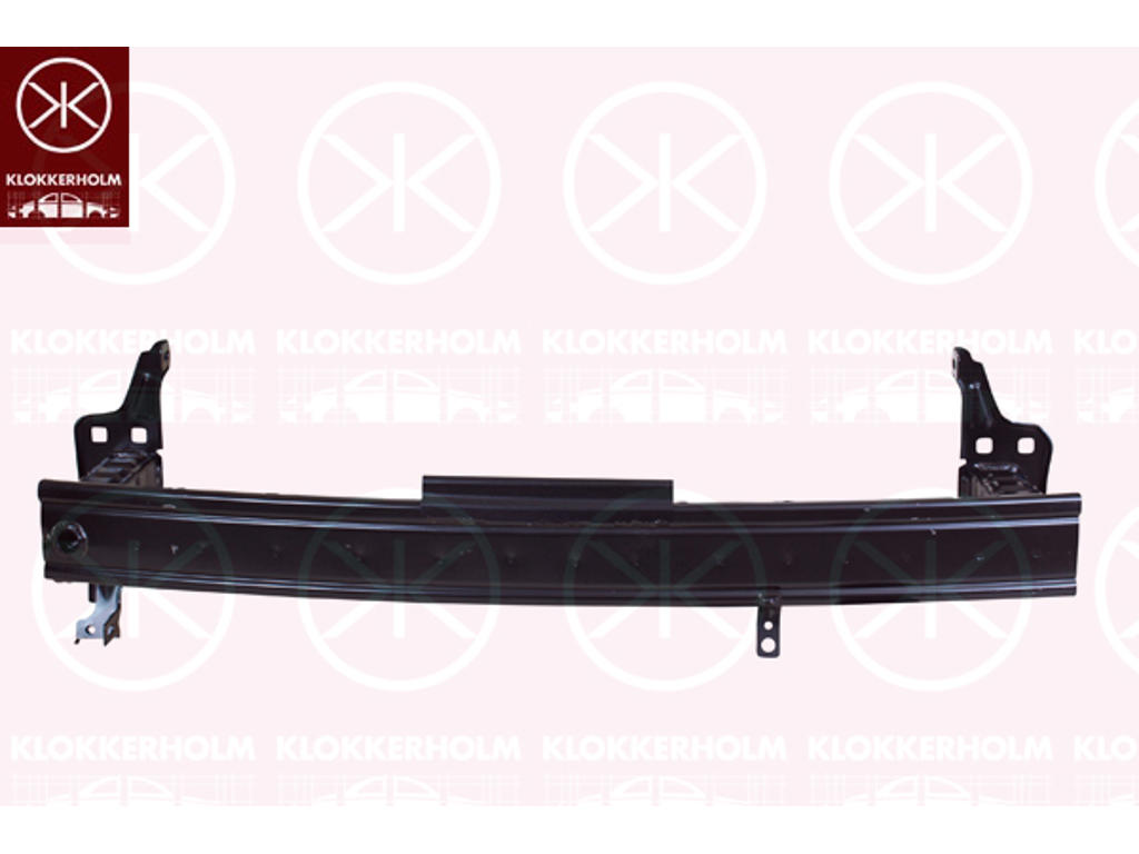 Support, bumper, Steel, Front