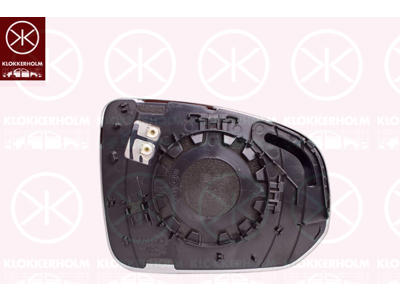 Mirror Glass, exterior mirror, Convex, Right, Number of pins: 2, Heatable