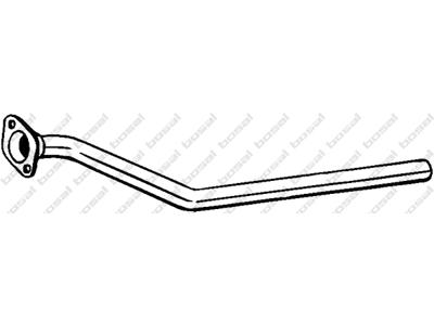 Exhaust Pipe, See accessories list for additionally required parts:  