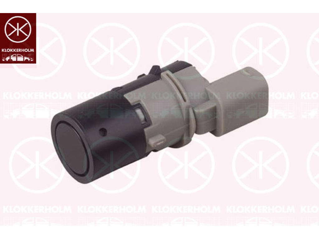 Sensor, parkeringshjälp, Bak, svart, Kontakthållarform: vinklad, Antal stickkontakter: 3, ultraljudsensor