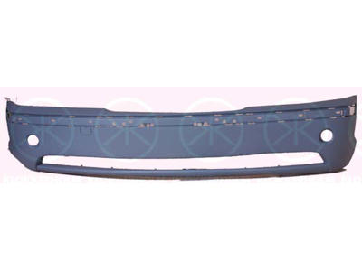 Bumper, w/primer, Front, with hole(s) for fog lights