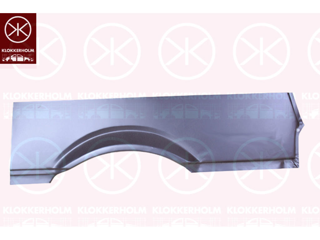 Quarter Panel, Axle Distance [mm]: 3430, Right, Wheel Arch Border, Upper section, Repair Panel
