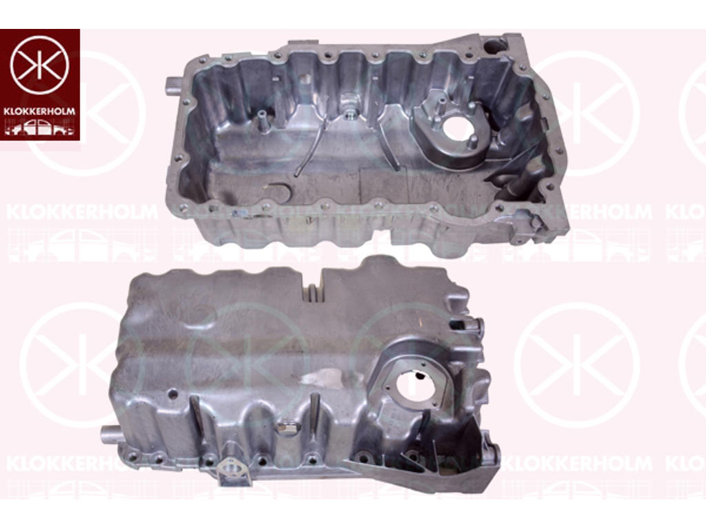Oil Sump, Aluminium, with bore for oil-level sensor