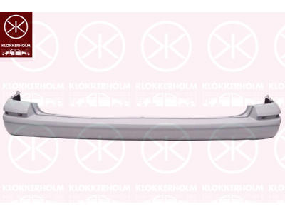 Bumper, for vehicles with tailboard, Rear, w/primer