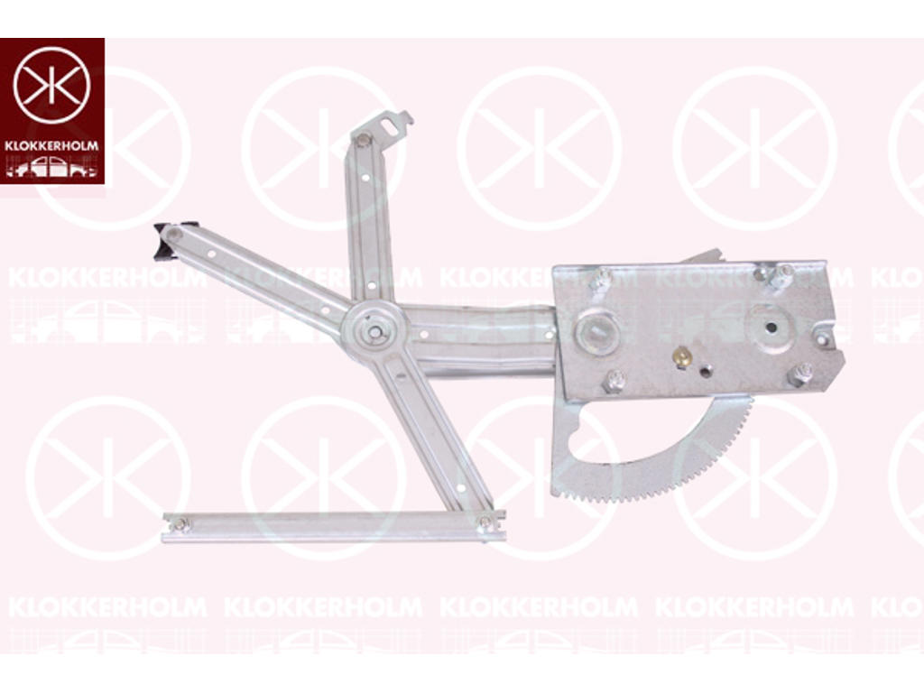 Raambedieningsmechanisme, Zonder elektro motor, Met comfort functie, Electrisch, Rechts voor