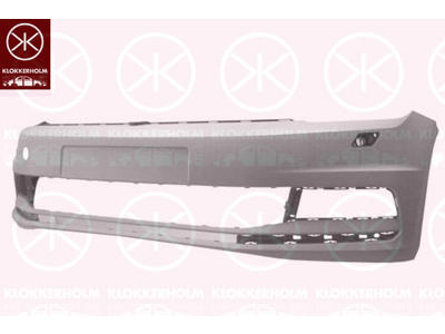 Bumper, w/primer, Front, with hole(s) for washer nozzle