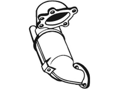 Catalytic Converter, with mounting parts, Emission Standard: Euro 3