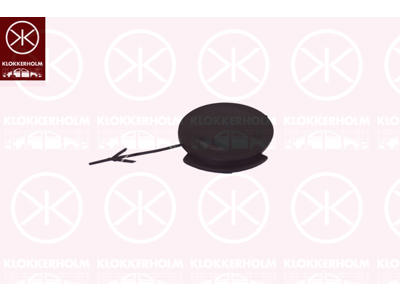 Заслонка, буксирный крюк, с грунтовкой, спереди