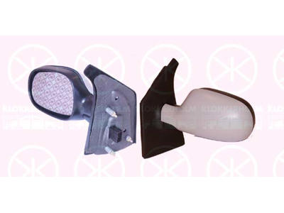 Buitenspiegel, primer, Met temperatuursensor, voor elek. spiegelverstelling, Bol-vormig, Te verwarmen, rechts