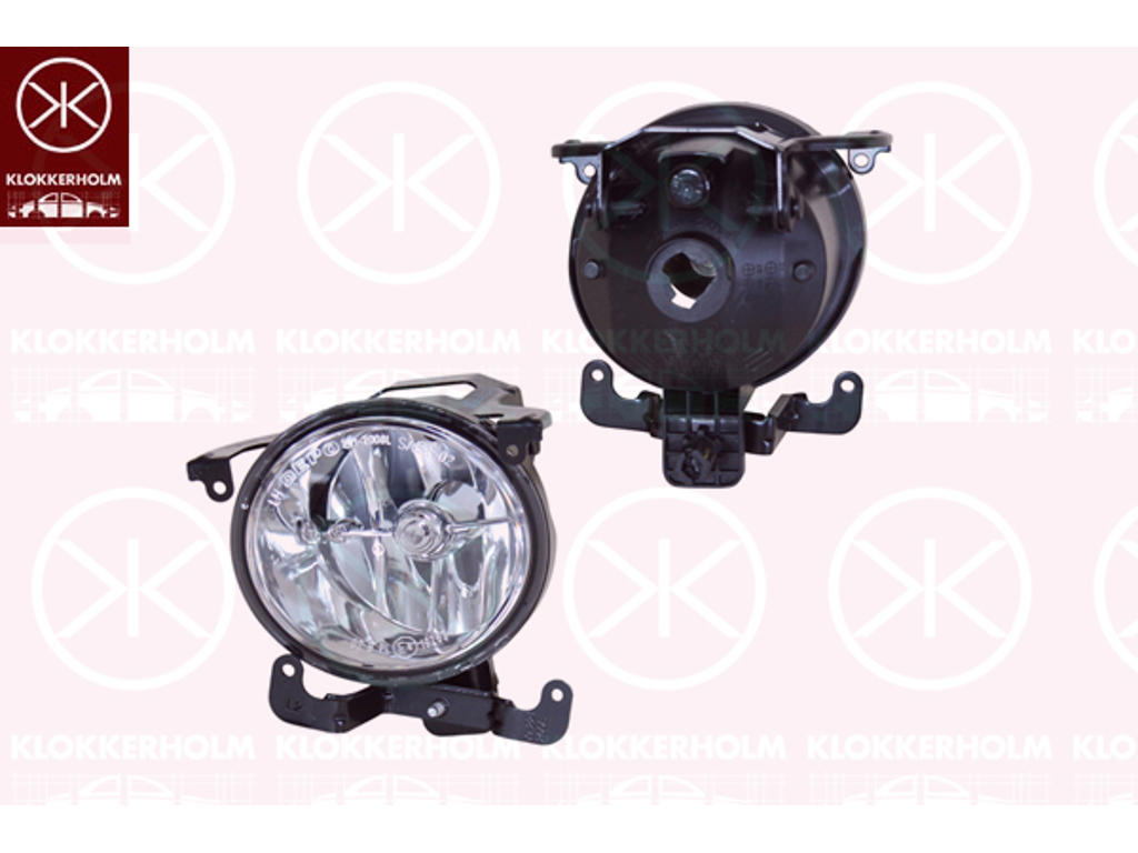 Front Fog Light, Right Front, HB3, round, without bulb holder