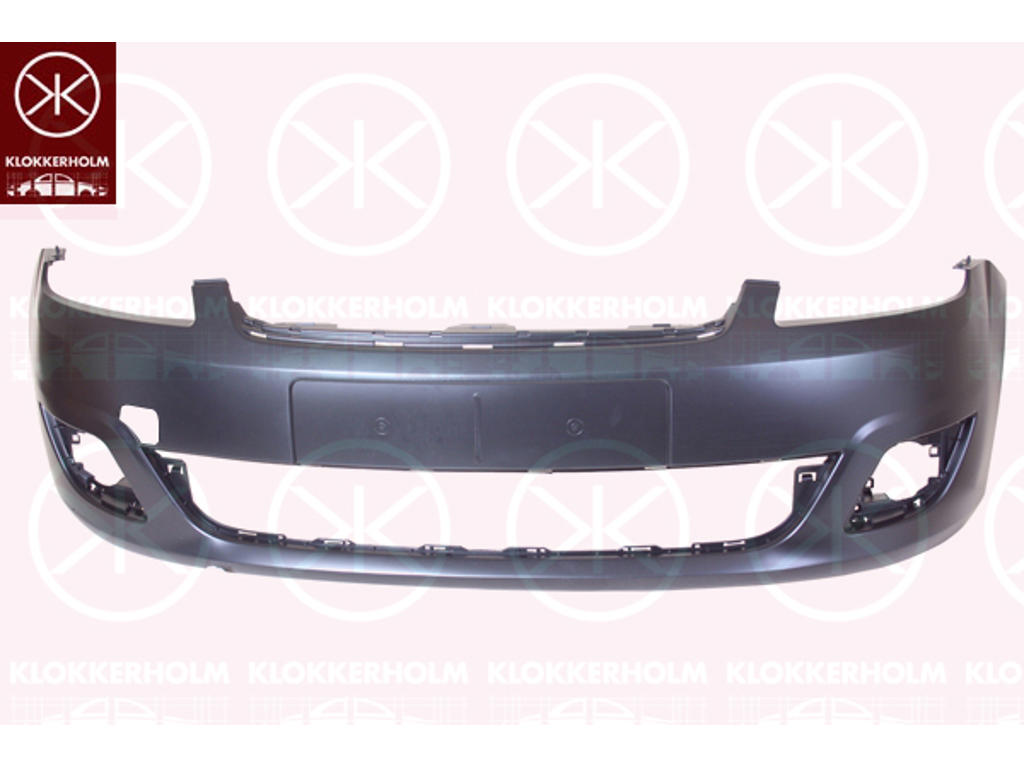 Bumper, w/primer, Front, not for vehicle equipment line/variant: GHIA