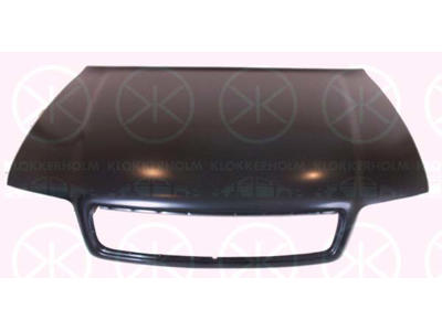 Bonnet, without hole(s) for washer nozzle, Zinc-coated