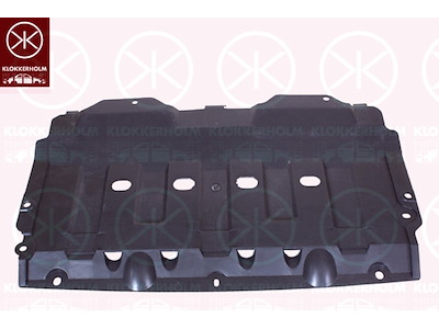 Motorkåpa, Fram, underdel