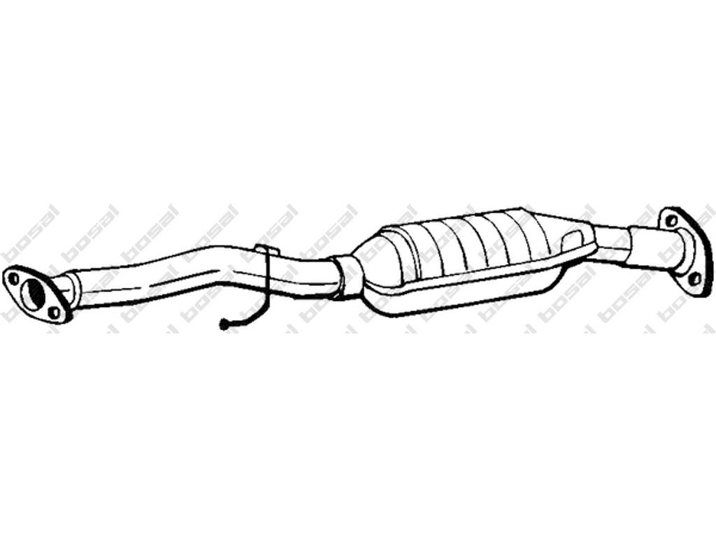 Catalytic Converter, with mounting parts, Emission Standard: Euro 1, Emission Standard: Euro 2