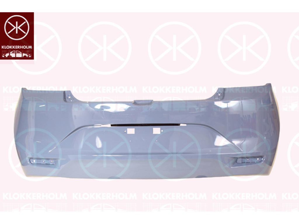 Bumper, Rear, painted