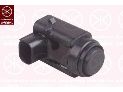 Sensor, parkeringshjælp, bag, sort, Antal stikkontakter: 3, Ultralydsensor