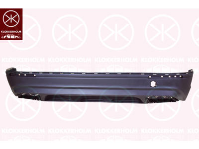 Bumper, Rear, Smooth, Lower Section