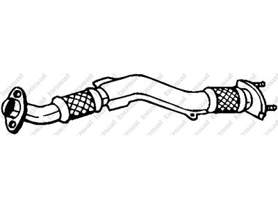 Exhaust Pipe, See accessories list for additionally required parts:  