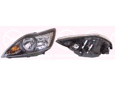 Fofényszóró, H7/H1, LWR állítómotorral, bal, Ház színe: króm/fekete, Kivilágítás erossége [lx]: 37.5