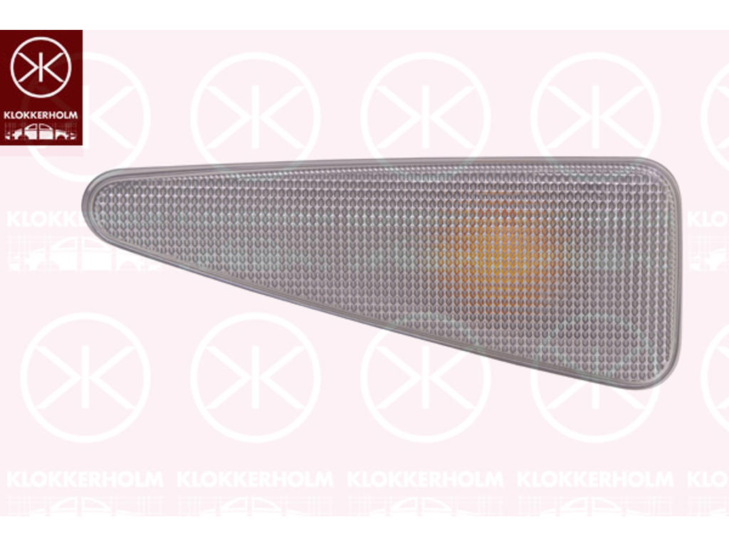 Blinker, Höger, sidoinstallation, vit, utan lamphållare