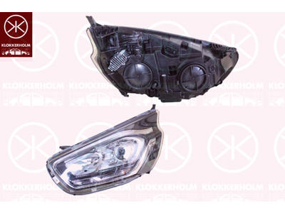 Fofényszóró, bal, H7/H1, nappali fénnyel (LED), LWR állítómotorral