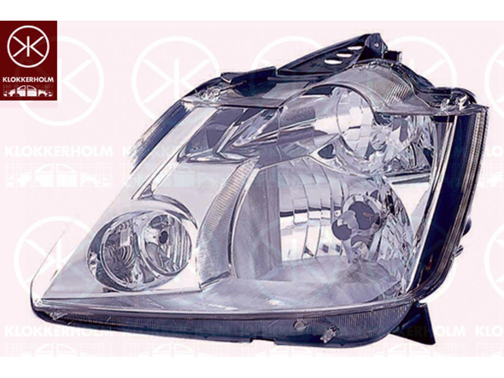 Headlight, H7/H1, without motor for headlamp levelling, Right, Illuminance [lx]: 20
